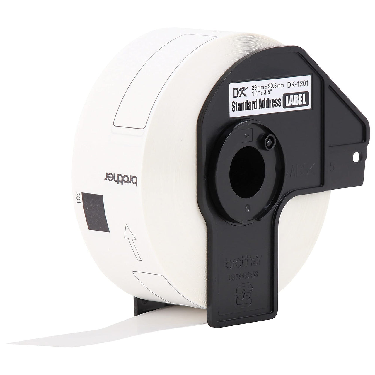 Brother Genuine DK1201 Die-Cut Standard Rolled Address Labels for QL Printers, (DK1201) 1 Roll