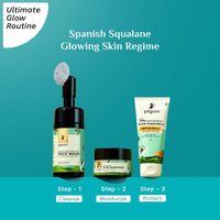 Pilgrim Squalane Niacinamide & Vitamin C Glow Moisturizer for face | Moisturizer for dry skin hydration | Face moisturizer with vitamin c for glowing skin | Non-greasy | For Women and Men I 50 gm