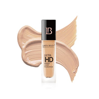 Lakyou Beauty Ultra HD Invisible Cover Foundation | Seamless Blend | High Definition Finish | Lightweight & Long-Lasting | Shade-04(Natural Nude) | 30ml