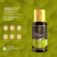 KHADI NATURAL Amla & Bhringraj Hair Conditioner| Smooth & Silk Hair| POWERED BOTANICS- 30 ml
