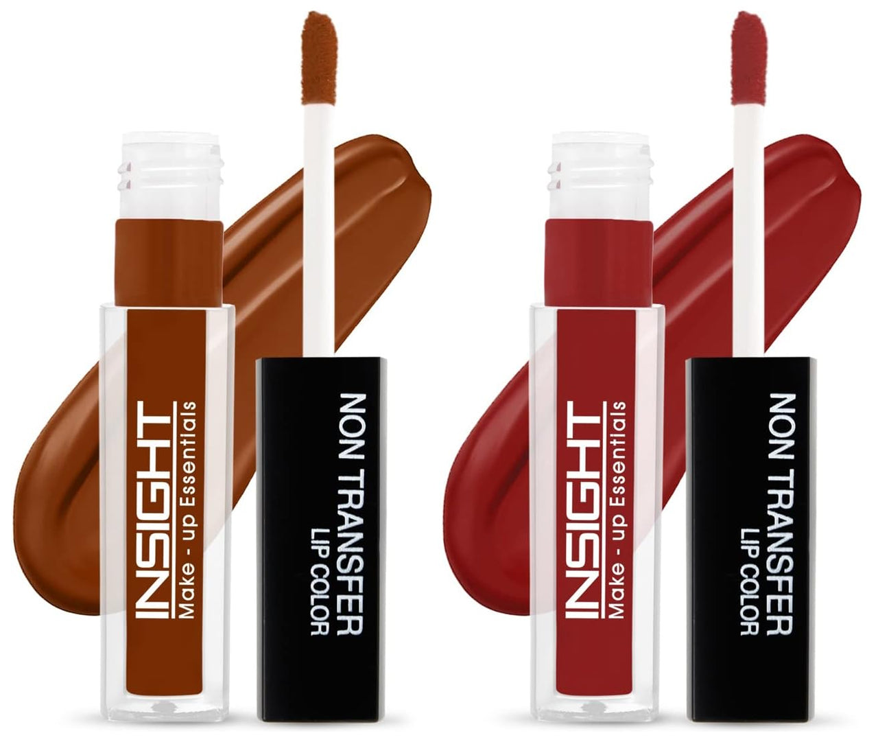 INSIGHT Non Transfer Matte Lip Color, 4Ml (01 Joyfull) & Matte Lip Color, 4Ml (22 Autumn)