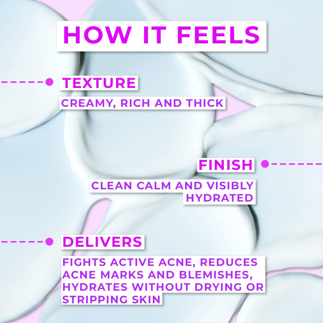 Light Up Dewdrop Anti-Acne Hydrating Face wash | Face wash for oily, Acne Prone & Combination Skin | Enriched with Niacinamide & Butterfly Pea Flower | Gentle Cleanse Skin from dirt & Oil - 75ml