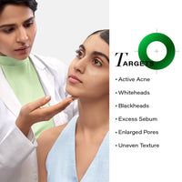 Novology Acne Clearing Serum with Thymol and Terpineol | Face Serum For Acne, Whiteheads, Blackheads | Non-sticky, Non-Irritating, Non-Comedogenic| For Oily, Acne Prone Skin | 28 ML