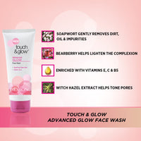 Revlon Touch and Glow Advanced Fairness Face Wash, 100g (Pack of 2)