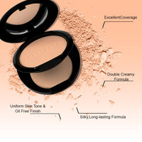 Daily Life Forever52 Two Way Cake Matte Compact For all Skin Types (Almond-Yellow Undertone,12g)