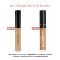 Swiss Beauty Liquid Light Weight Concealer With Full Coverage |Easily Blendable Concealer For Face Makeup With Matte Finish | Shade- Clair Moyen, 6g