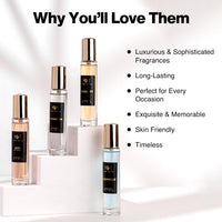 Nourish Mantra NM New York Metropolis Luxury Perfume Set Of 4 | perfume for man | birthday gift for friend | Perfume For Men long lasting smell | 15 ml Each