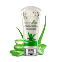 Lotus Herbals 3 in 1 Deep Cleansing Facial Foam | Face Wash for Women & Men | Blocks Melanin Production | Acne-Control & Oil-Control | Fades Dark Spots | Suitable For Oily, Combination, Normal & Dry Skin | 100g
