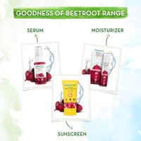 Mamaearth Beetroot Hydraful Sunscreen With Hyaluronic Acid - 50 g |SPF 50 & PA++++ | UVA & B Protection | Hydrates Skin | For Oily, Combination & Dry Skin | No white cast