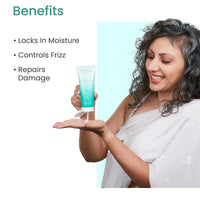 Earth Rhythm Moist Repair Murumuru Butter Hair Conditioner for Dry & Frizzy Hair Locks Moisture, Repairs Damage, Enhance Curls, Murumuru Butter, Capacu Butter, Rice Ferment - 100 Millilitre
