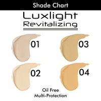 Colors Queen luxlight Revitalizing foundation| Oil Free Multi Protection Foundation Comes With SPF-30+ and PA+++ which Provides Non Sticky and Matte Finish |waterproof foundation Long Lasting (Beige)