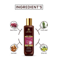 Khadi Organique Red Onion Hair Conditioner With Keratin Protein Booster (SLS & PARABEN FREE) (Red Onion Conditioner (Pack of 2))