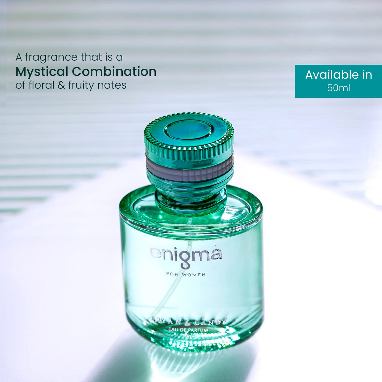 Bryan & Candy Enigma Long-Lasting, Lingering & Enchanting Women's Fragrance , Notes of Magnolia and Violets