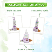 Mamaearth Rosemary Hair Scalp Serum 50ml with 95% Pure Rosemary, 4% Anagain, 1% Root BioTec, 1% Cressatine, Methi Dana, Caffeine, Niacinamide | Controls Hair Fall | Increase Hair Density