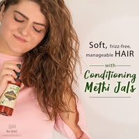 Nat Habit Neem & Bhringraj Blend NutriMask & Rosemary Conditioning Methi Jal Hair Care Combo For Men & Women Dandruff Control, Deep Conditioning & Smoothing (Combo Pack of 3)