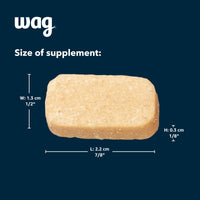 Wag Probiotic Supplement Chews for Dogs, Natural Duck Flavor, 160 count