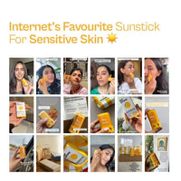 Put Simply Ray Away Korean BroadSpectrum Sunscreen stick SPF 50 PA++++ | Dry, Oily & Sensitive Skin | Cica & Ceramides | Zero White-Cast, Lightweight, Invisible Finish | Unisex | 17g