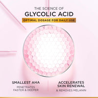 L'Oreal Paris Glycolic Bright Daily Foaming Face Cleanser, 100ml | Glycolic Acid Face Wash for Dull Skin | Daily Glowing Facial Cleanser | Suitable for All Skin Types