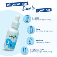 Simple Booster Serum 3% Hyaluronic Acid + Vit B5 30ml | For Deep Hydration & Instantly Visible Results| For All Skin Types