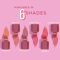 Hilary Rhoda Blush Love | Highly Pigmented Liquid Blush & Super Dewy Finish | Built-in Sponge | All Day Wear & Buildable Formula | Leak-Proof - 6ml (Scandalous | Shade 06)