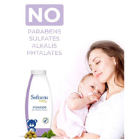 Softsens Baby Powder|Enriched with Patchouli & Olive|Soothes & Moisturises Baby’s Skin|Mild,Dermatologically Tested,Hypoallergenic & Paraben-Free|200g (Pack of 3)