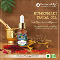 Passion Indulge Offers Buy Kumkumadi Facial Oil and Get Passion Eye Serum Free Worth Rs 480 Combo Pack For Glowing, Shine & Bright Skin