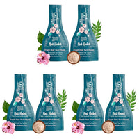 Nat Habit Five Oil Hibiscus Nutrimask-Hair Mask For Growth, Conditioning, Smoothening, Strengthen & Shine, Suitable For All Hair & Scalp Types (Pack Of 6 X 40 Grams)