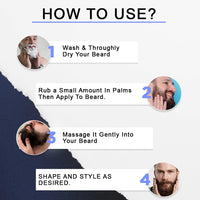 Mancode Beard Softener Cream - 100gm | for Frizzy Rough Dry Mustache and Beard | Long Lasting Moisturization & Nourishement | Mooch Beard Perfect Styling Cream | Argan Almond Walnut Oil Shea Butter Proteins and Vitamins Enriched | No Paraben No Sulfate (P