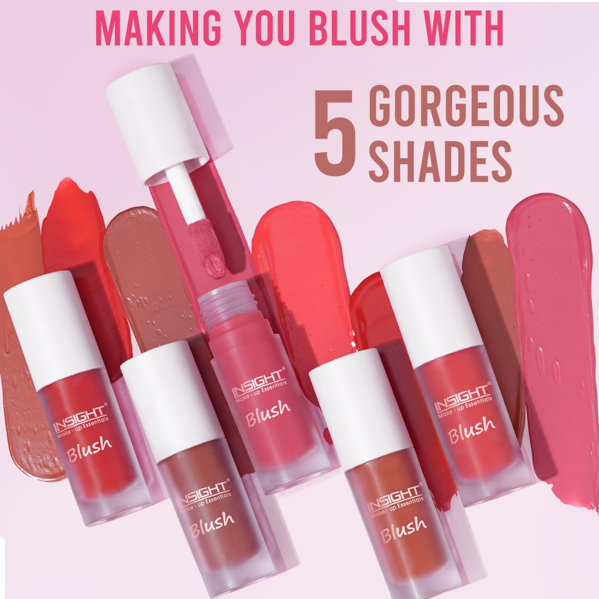 Insight Cosmetics Liquid Blush | Weighless| Skin Loving Formula |Ultra-Pigmented Formula | Buildable Liquid Blush,7gm (B-13=01)
