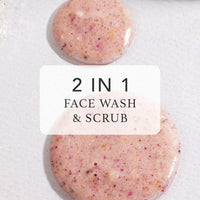 RAS Luxury Oils Polish Up Brightening & Exfoliating Face Wash Cleanser | With AHA, Rice Bran, Rose & Calendula | Removes Dirt & Dead Skin Cells | Gently Exfoliates & Brightens Skin | 30 gm