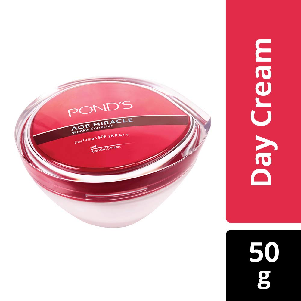 Lakmé Perfect Radiance Fairness Day Creme 50 g & Pond's  Age Miracle Wrinkle Corrector SPF 18 PA++ Day Cream 50 g