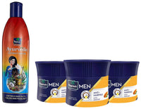 Parachute Advansed Hair Cream, 100ml & Parachute Advansed Ayurvedic Coconut Hair Oil with Neem, Amla, Bhringraj & 22 Natural Herbs |300ml