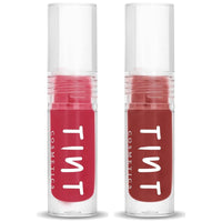 Tint Cosmetics 2.5ml Set of 2 Lipgloss, Brick Red & Red, Non Sticky, Hydrating, Light Weight, Long Lasting, High Shine & Soft Natural Liquid Lip Gloss For Girl & Women (Bery Pink & Honey)