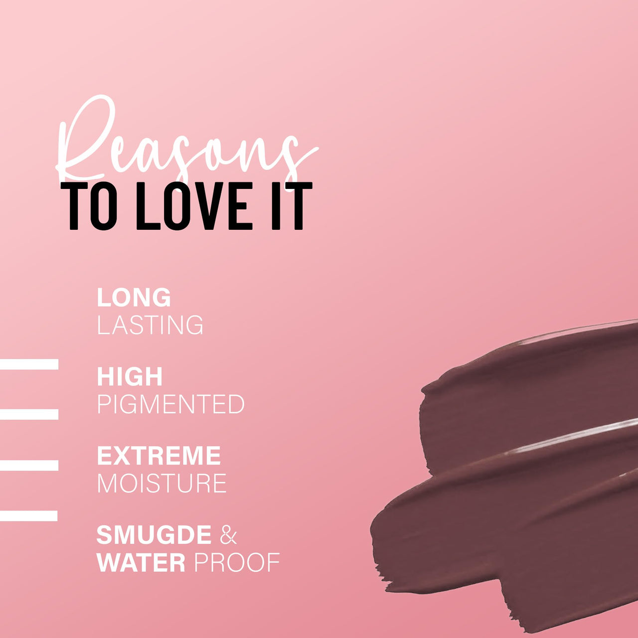 Seven Seas Pure Liquid Lipstick, Matte Finish, Purple (Castro 1, 7ml)