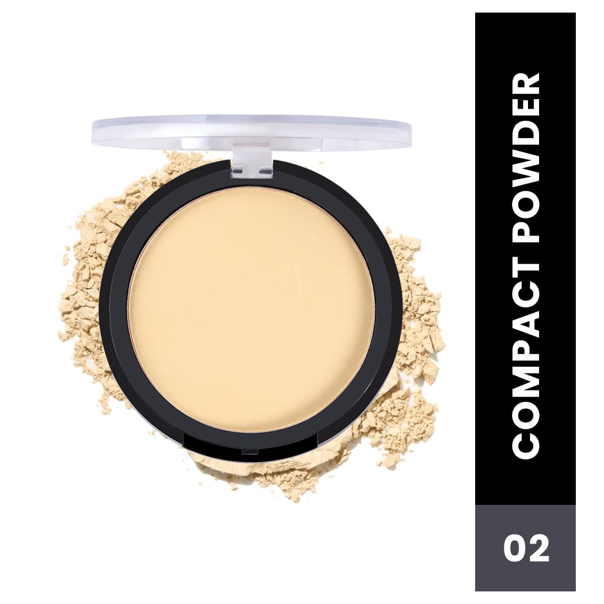 Shryoan Infinite Waterproof Compact Powder| Hides Imperfections, Blends Effectively, Matte Finish and Pressed Powder for All Skin Types (16g) (Rose Silk)