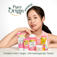 Pure Origin Korean Vitamin C Light Gel Sunscreen with SPF 50 & PA++++| No White Cast | Suitable for Oily, Dry & Combination Skin | Broad Spectrum, Non-sticky & Lightweight | Brightens Skin & Prevents Tan | 50ml