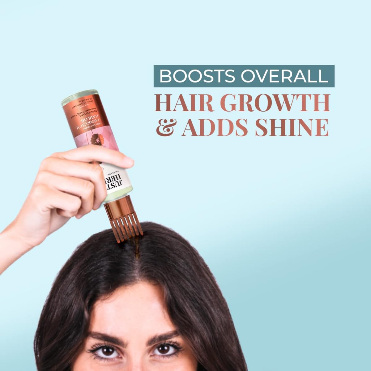Just Herbs Javakusum Hair Oil for Men & Women, Controls Dandruff, 100% Natural, Certified Organic Ingredients - 100 ML
