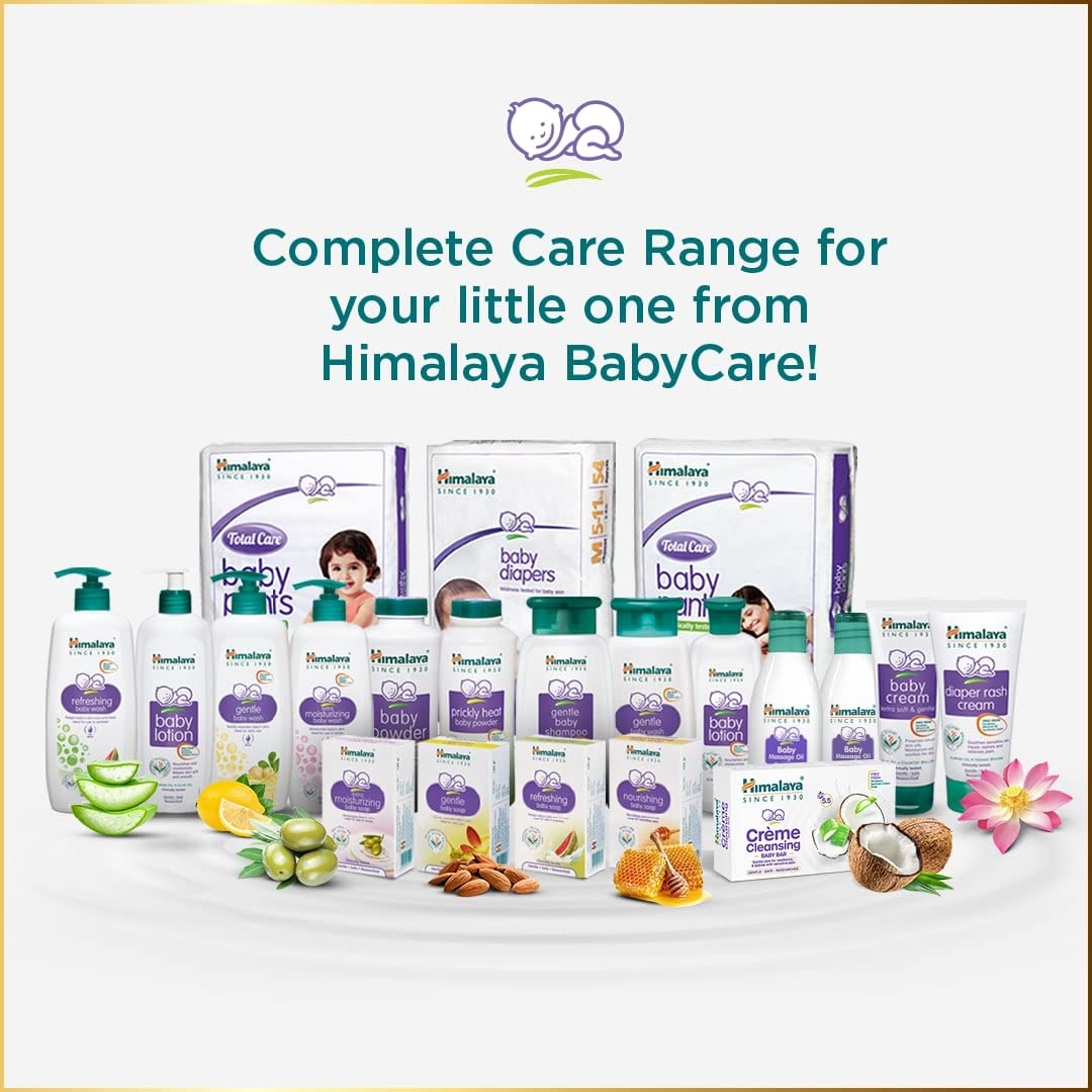 Himalaya Creme Cleansing Baby Bar 125G| pH 5.5|with Coconut milk Protein and Aloe vera|Soap Free|Dermatologically tested |For New borns|For Baby's  sensitive skin| No Parabens|No Synthetic Colors