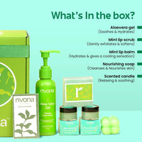 Rivona Naturals Pamper Yourself with the Ultimate Skincare Gift Set For Women & Men With Natural Skin Care Products | Gift Box for Every Occasion | Pack of 4