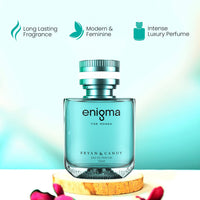 Bryan & Candy Enigma Long-Lasting, Lingering & Enchanting Women's Fragrance , Notes of Magnolia and Violets