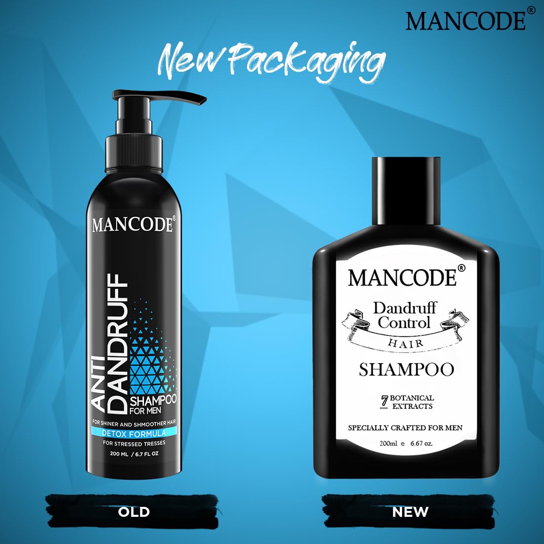 Mancode Anti Dandruff Shampoo for Men Prevent Dandruff Healthier Hair and Scalp Itch Free No Mineral Oil Neem Extract 200 ml Hair Shampoo for Men (Pack of 1)