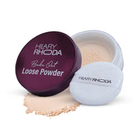 Hilary Rhoda Bake Out Loose Powder | Setting Loose Powder for Face | Matte Finish & Lightweight Loose Powder | Hides Imperfections | Oil Control Formula | 10gm (Banana | Shade 02)