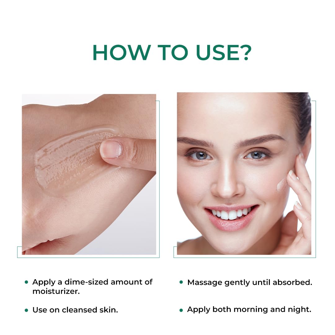 Moody AcneXpert Oil Free Moisturiser With Green Tea & Squalane | Reduces Blemishes, Excess Oil & Acne Marks For Radiant & Even Skin Tone | Non-Greasy & Light Weight Moisturizer For All Skin Type, 50ml