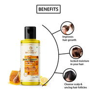 Khadi Organique Amla Bhringraj Honey And Lemon Juice Natural Cleanser (Shampoo) Combo Pack