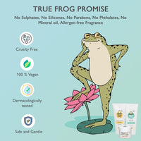 True Frog Shampoo For Curls (150 ml), Everyday Hair Conditioner (150 ml) & Deep Conditioning Mask (200 g) For Curly and Wavy hair to Repair and Rejuviante Curls - Combo Pack of 3