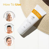 Brinton Healthcare UvDoux Face & Body Sunscreen gel with SPF 50 PA+++ in Matte Finish and Oil Free Formula| Water Resistant Sunscreen| Protection against UVA/UVB Rays (75 ml)