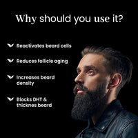 Beard Oil, Menthol Fresh with Growth Extract, 50 ml, Black (Pack Of 1)