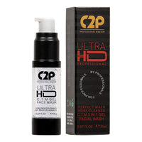 C2P Pro MAKE UP Ultra HD 3-in-1 Cleanser, Toner & Moisturizer Face Wash cum Cleanser Removes Dirt and Impurities, Instant Brightening for All Skin Types (Transparent 20 ml)