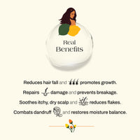 Ashpveda Blissful Bhringraj Head Massage Hair Oil | Essential Ayurvedic Herb Enriched Hair Oils for Headache Relaxation & Stress | Natural Hair Growth & Shine (120 ml)