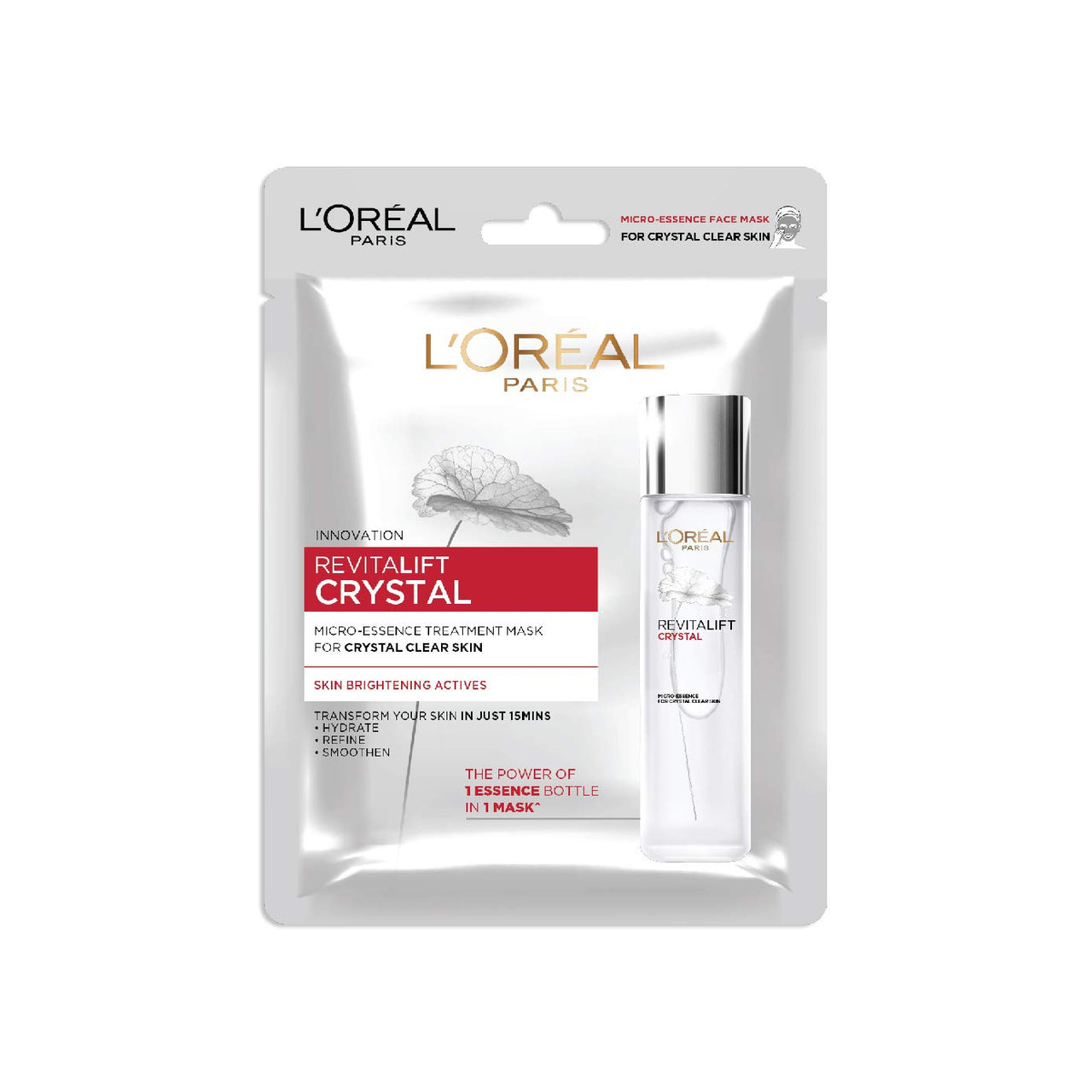 L Oréal Paris Revitalift Serum Sheet Face Mask, F33g & L'Oréal Paris Revitalift Crystal Micro-Essence Sheet Mask, 25g